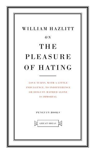 cover of On the Pleasure of Hating
