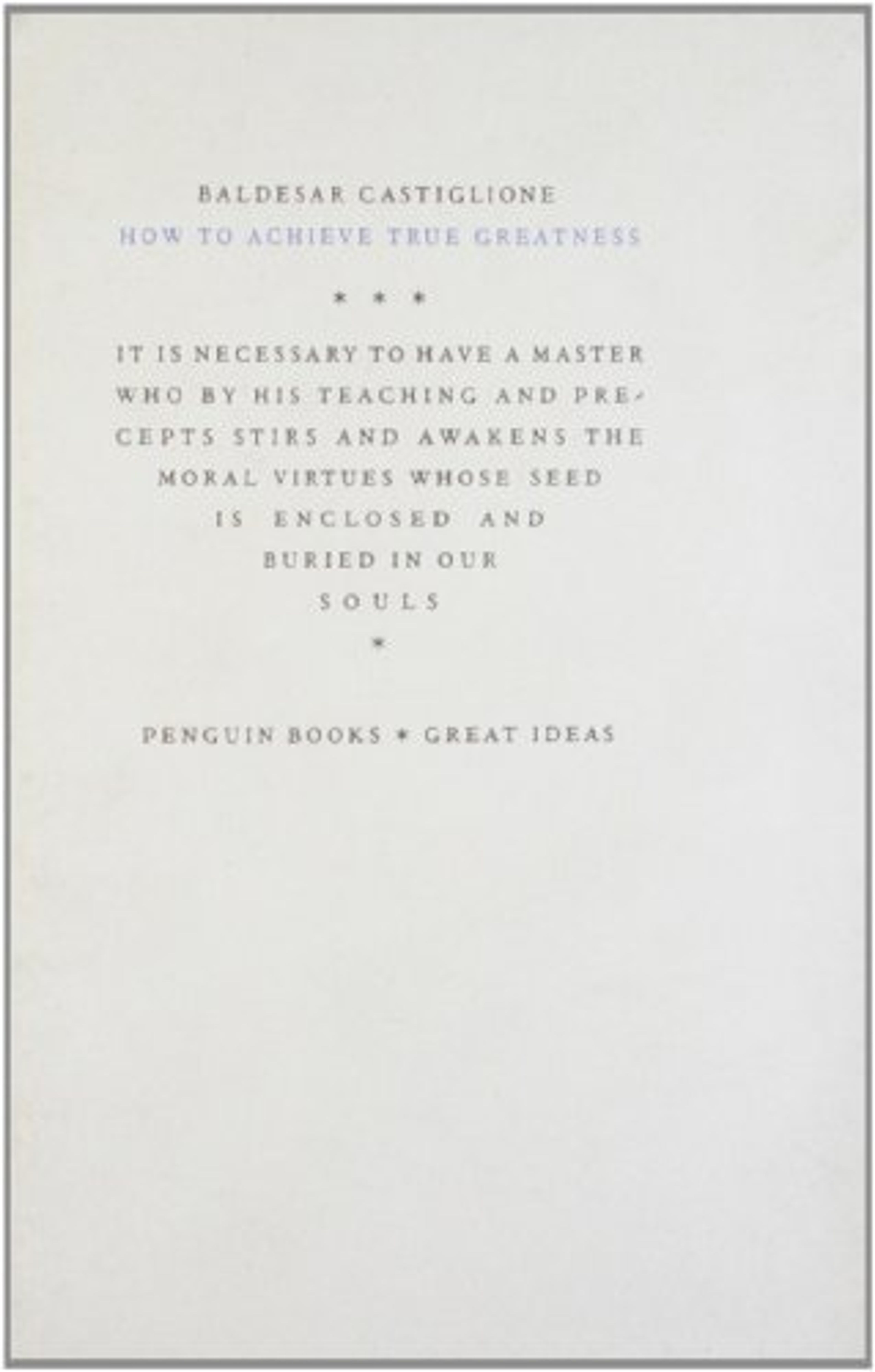 cover of How To Achieve True Greatness