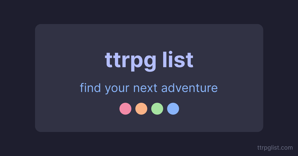 image of TTRPGList