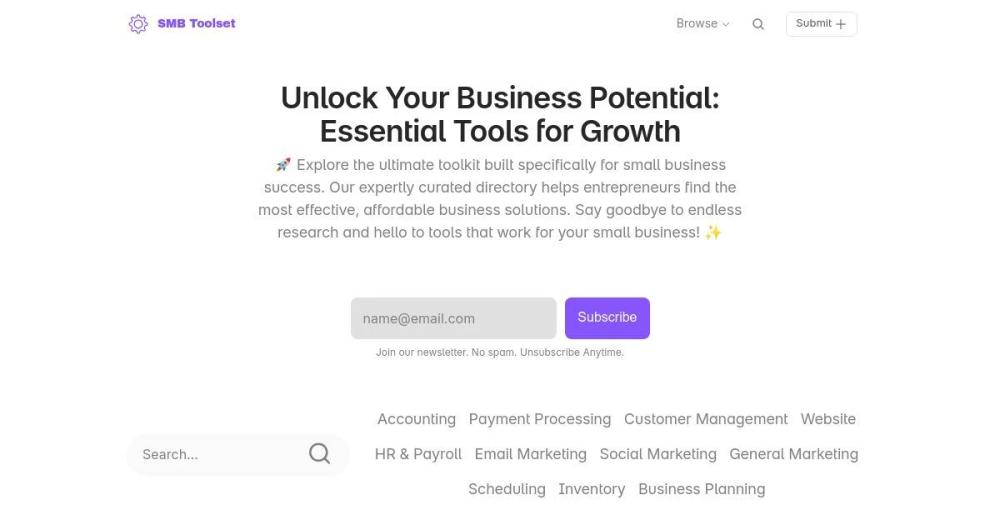 image of Small Business Tools Directory