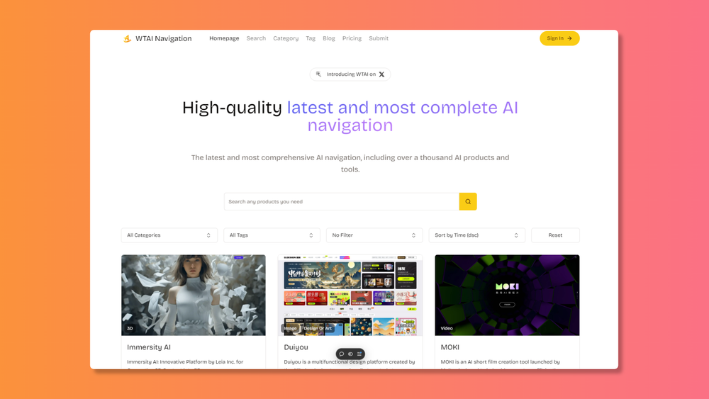 image of WTAI Navigation