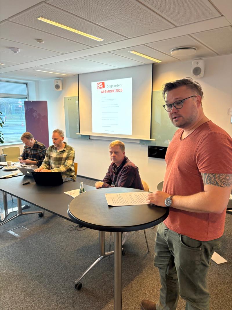 Christian Ingebrekt fra arbejdsmiljøudvalget kunne glæde sig over et produktivt 2025. Foto: Søren J. 