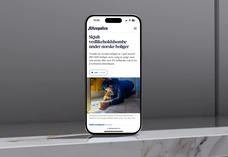 Spir data og Aftenposten avslører: Skjult vedlikeholdsbombe under norske boliger