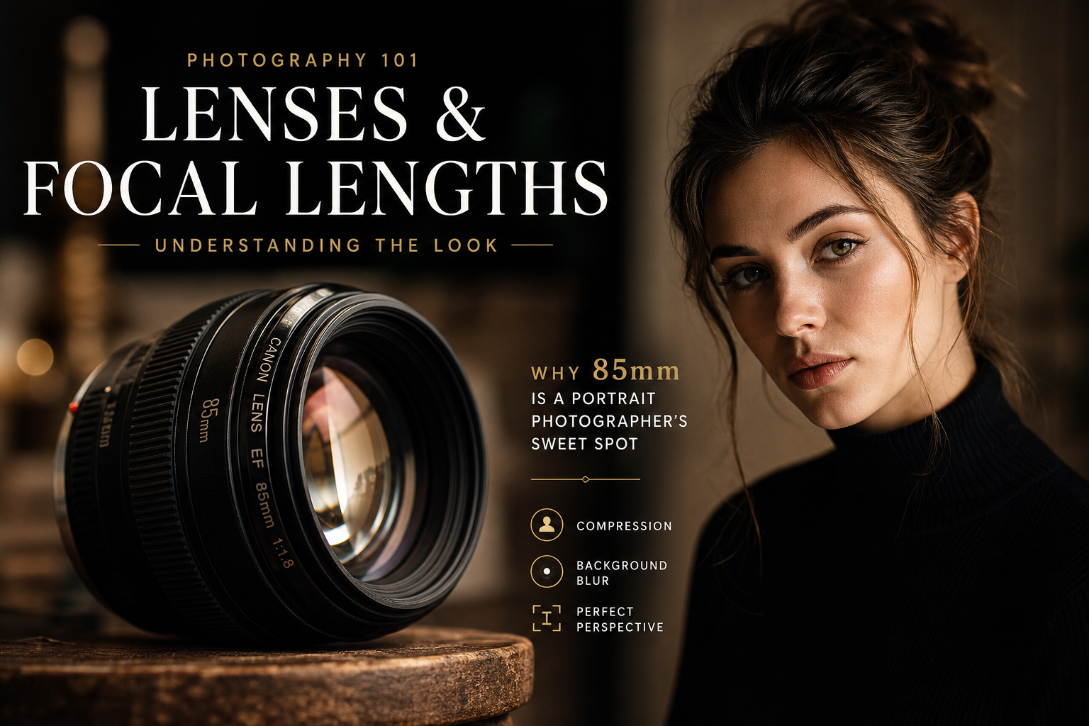 Pro Photographer Secrets: Translating Focal Lengths (85mm, 35mm) into AI Prompts