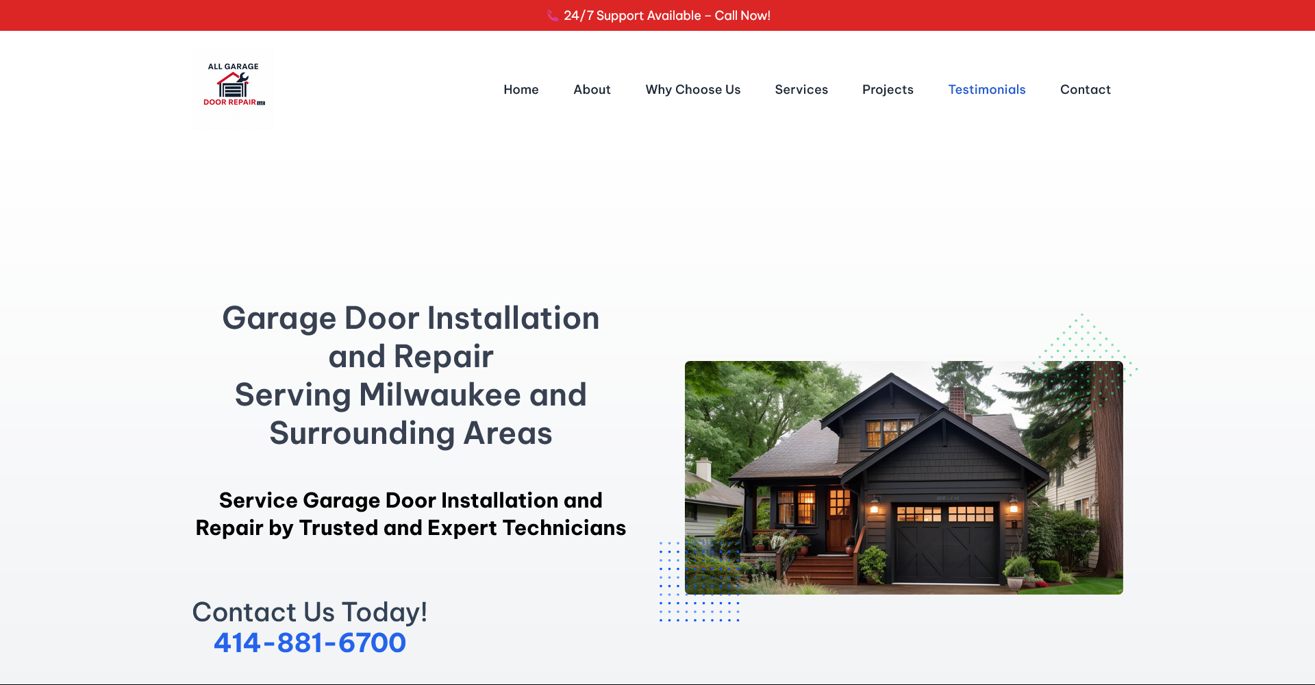 Garage door repair llc website