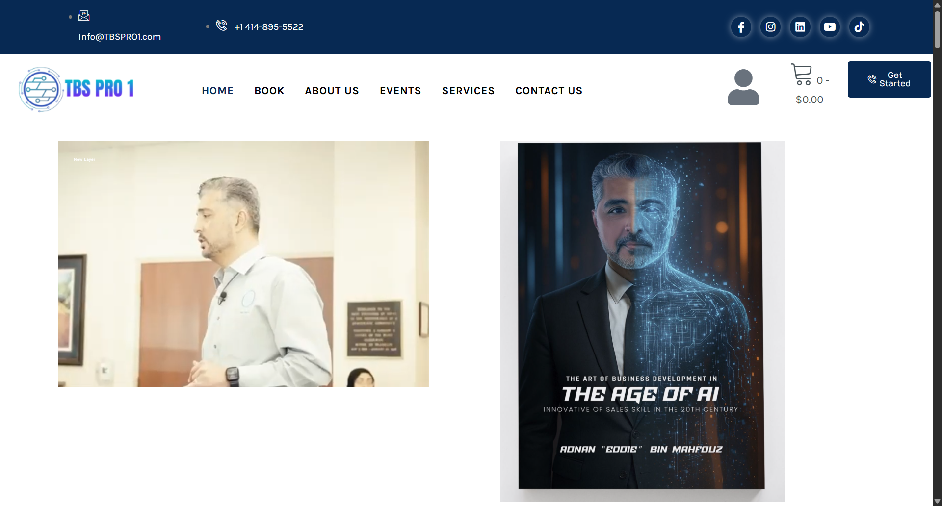 tbs pro 1 website ecommerce website