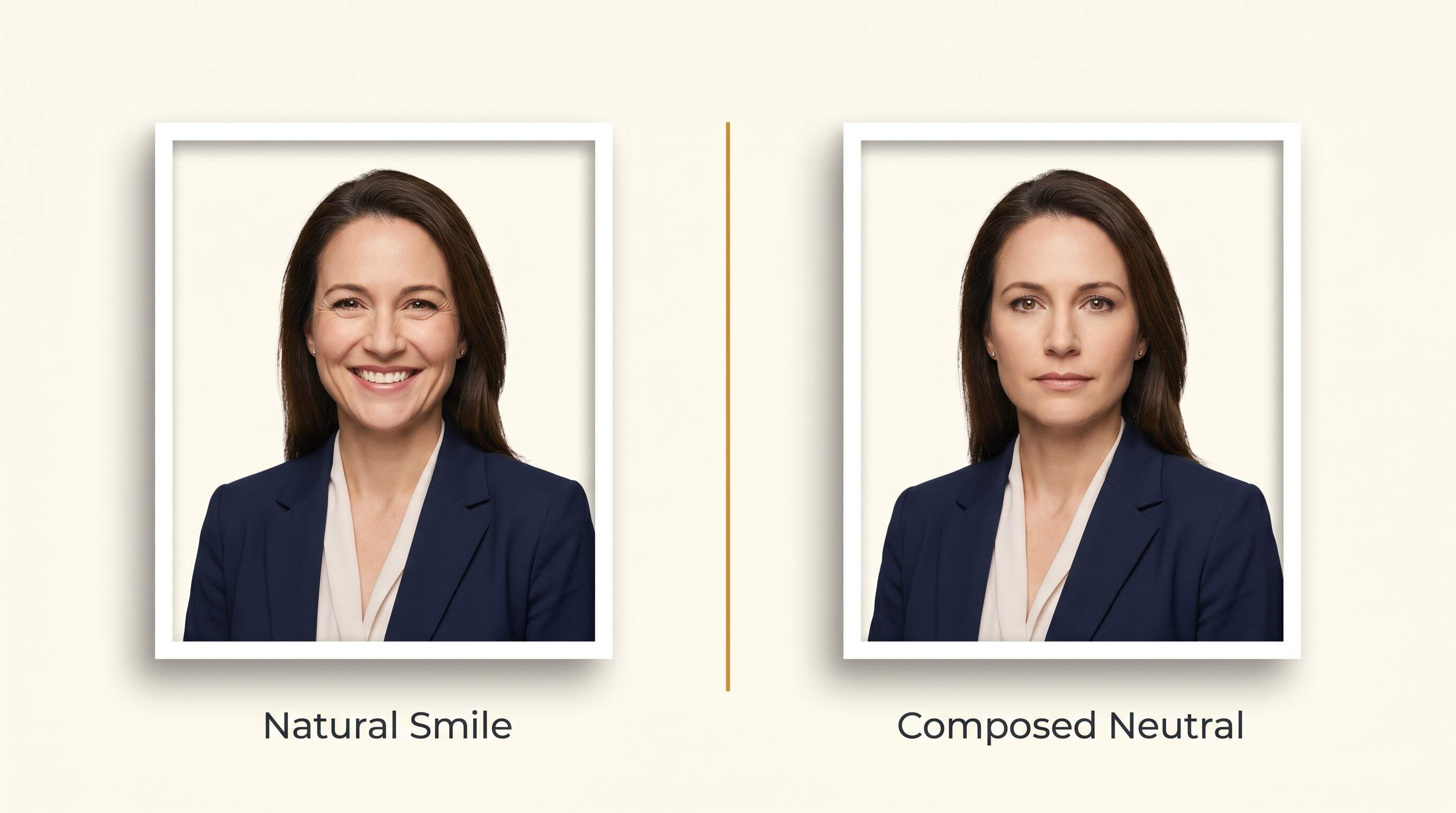 Professional headshot of a woman with a genuine warm smile on a neutral background