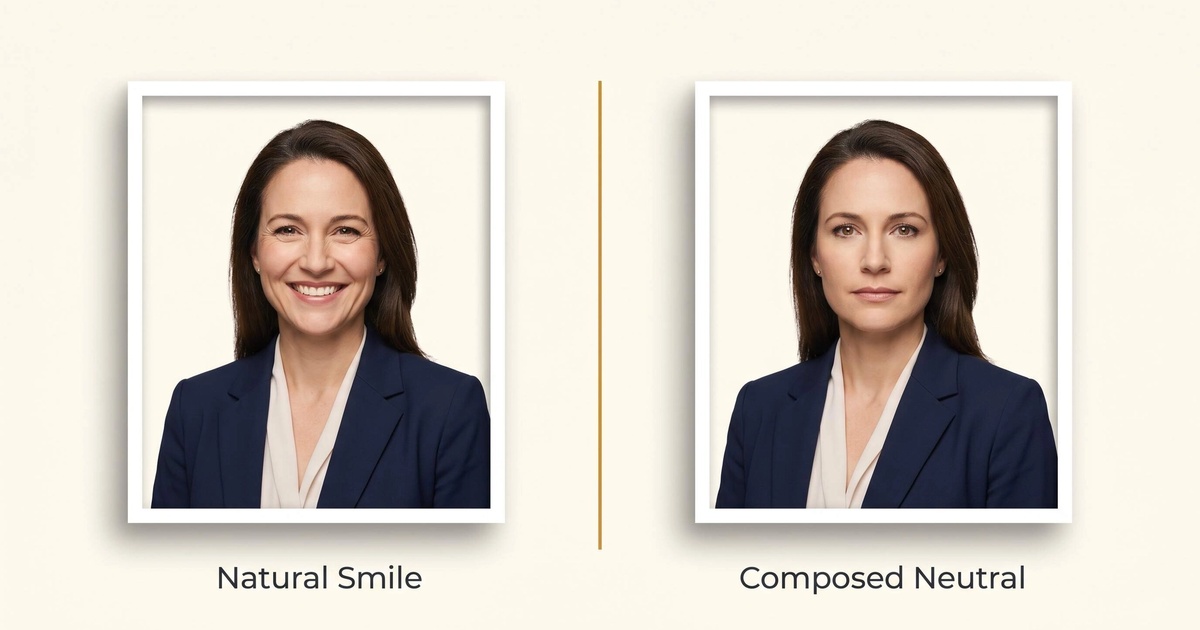 Professional headshot of a woman with a genuine warm smile on a neutral background