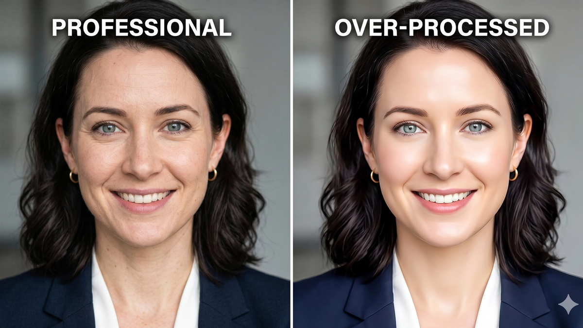professional AI headshot example