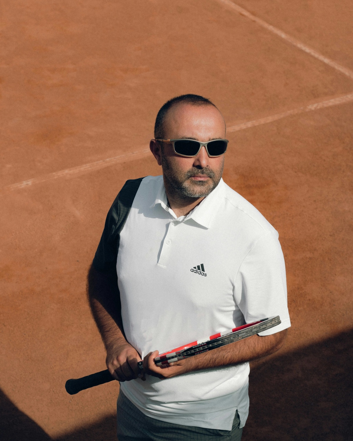 a photo of sports person on the field