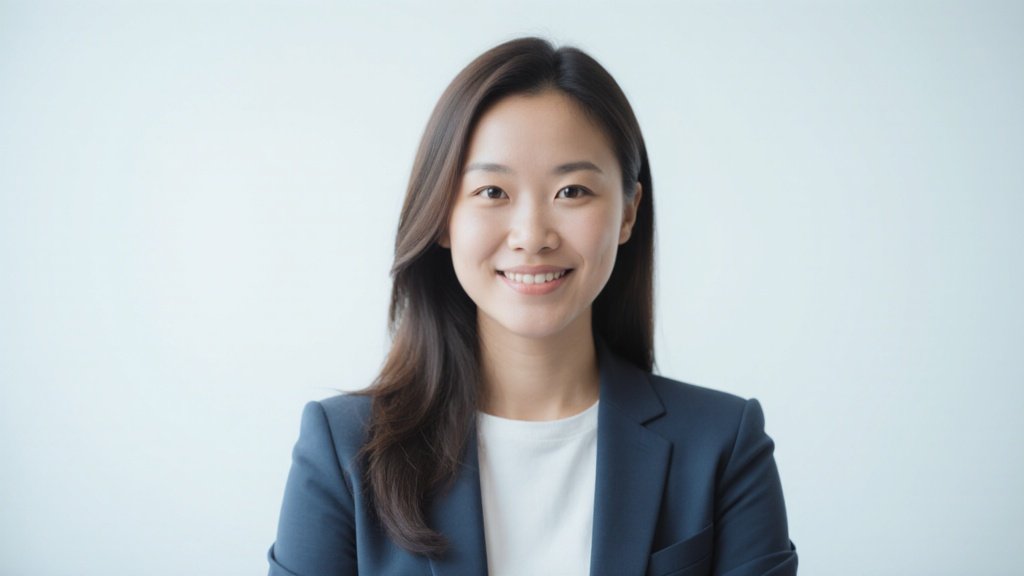 Example of a lifelike headshot created with an AI professional headshot generator.