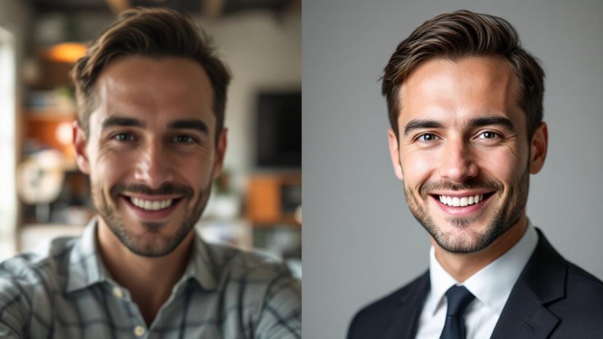 The difference is in the details—lighting, expression, and posture can transform first impressions