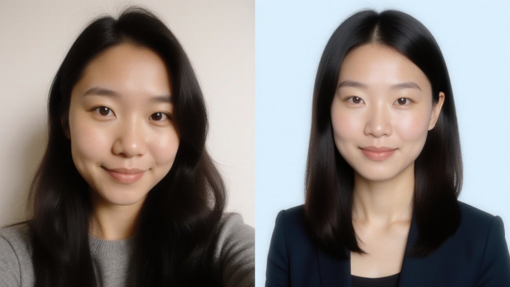 See the transformation: from everyday selfie to standout AI professional headshot.
