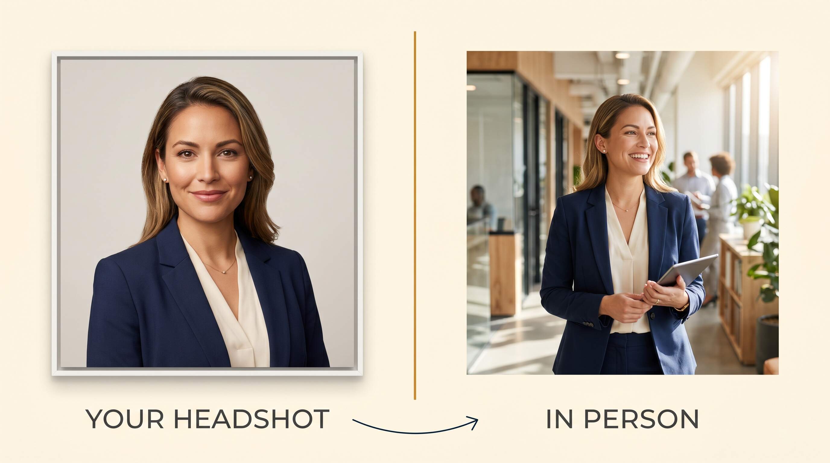 Professional headshot of a person that clearly and accurately represents how they look in real life