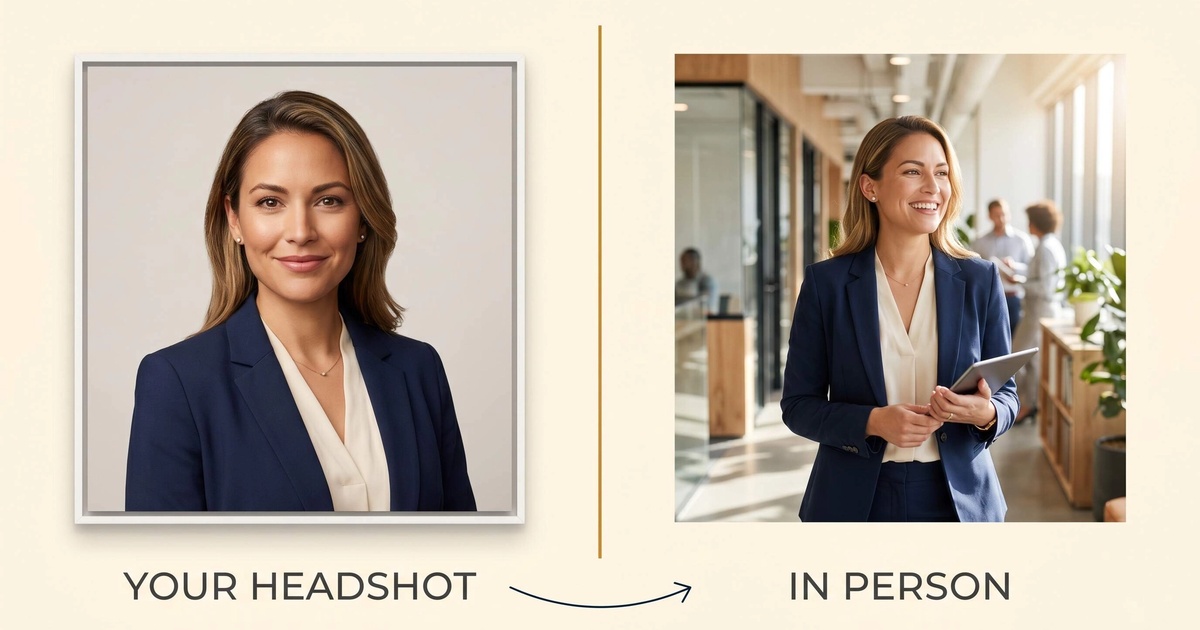 Professional headshot of a person that clearly and accurately represents how they look in real life