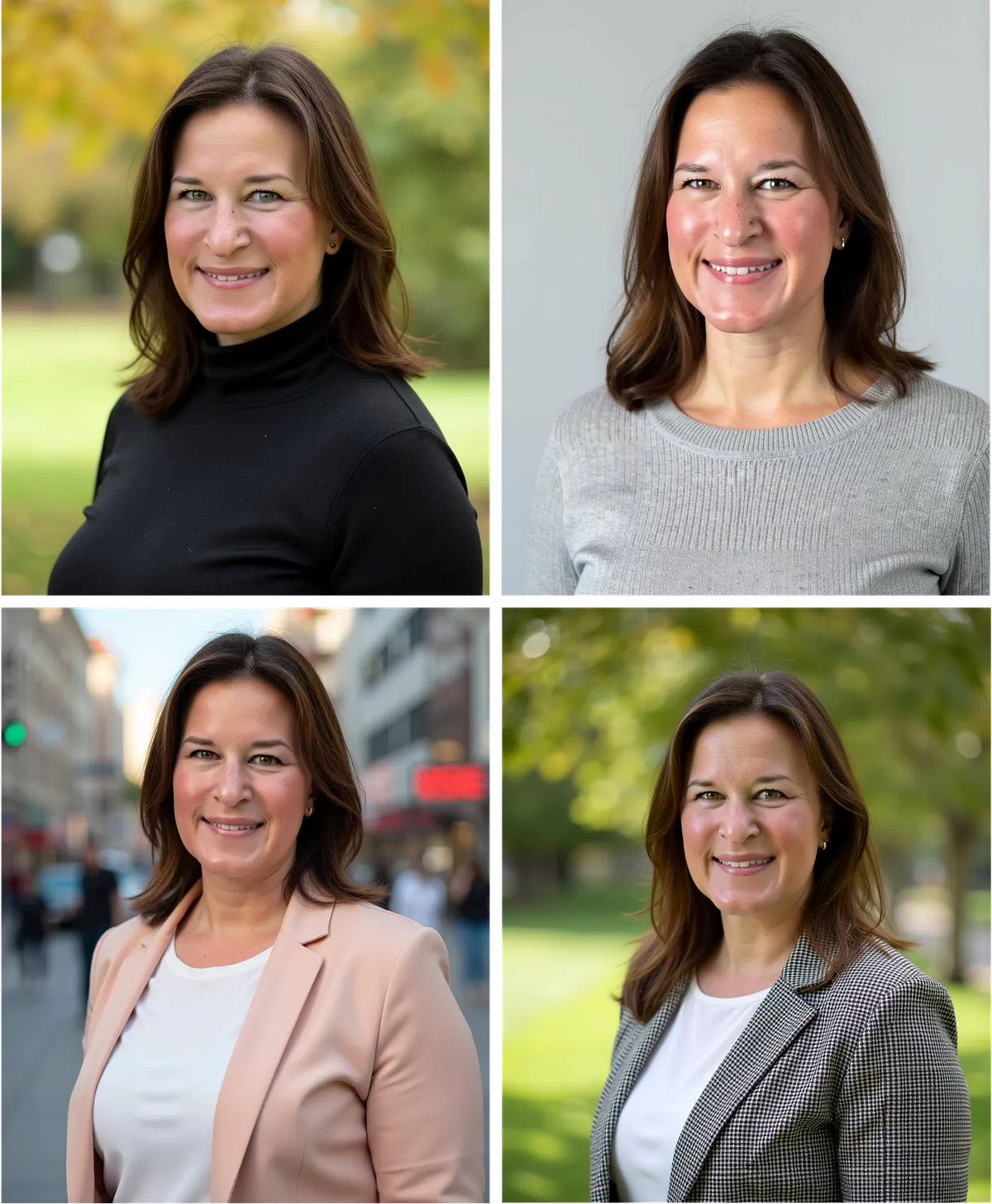 Aragon AI headshots gallery from Sarah's test