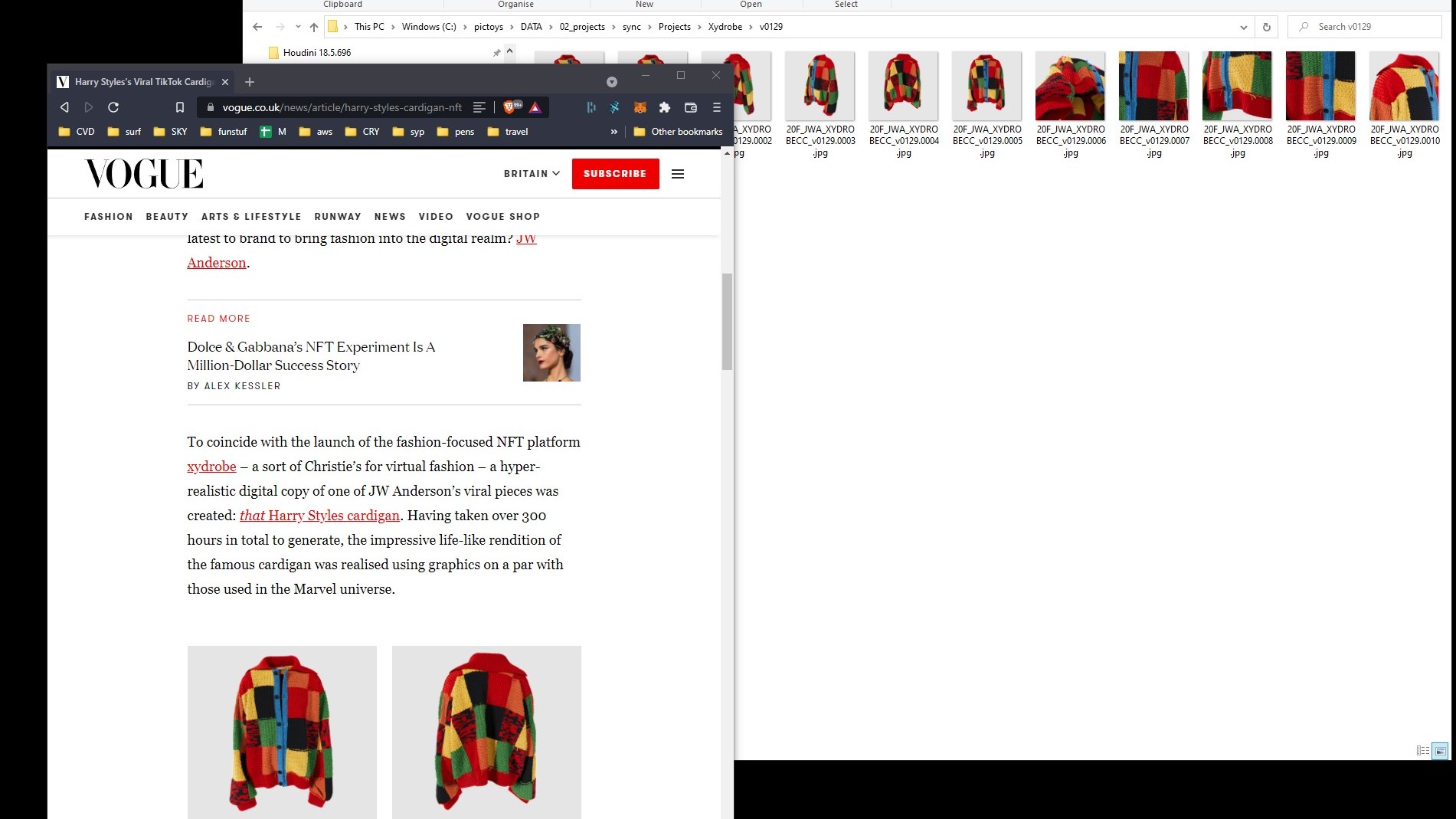 JW Anderson - Cardigan NFT