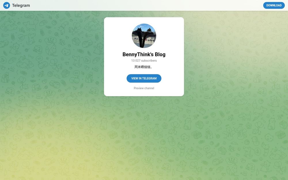 image of BennyThink's Blog image of BennyThink's Blog