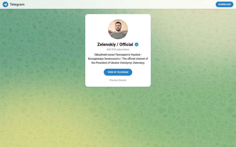 image of Zelenskiy / Official image of Zelenskiy / Official