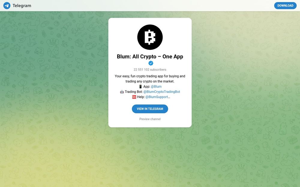 image of Blum: All Crypto – One App image of Blum: All Crypto – One App