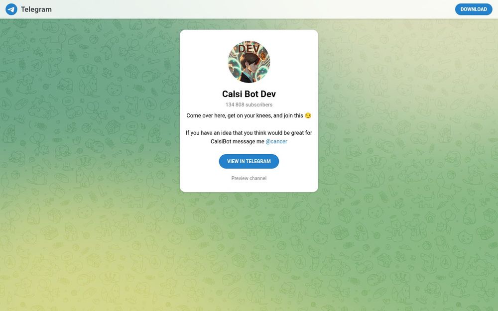 image of Calsi Bot Dev image of Calsi Bot Dev