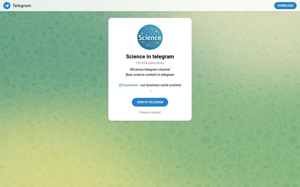 image of Science in telegram