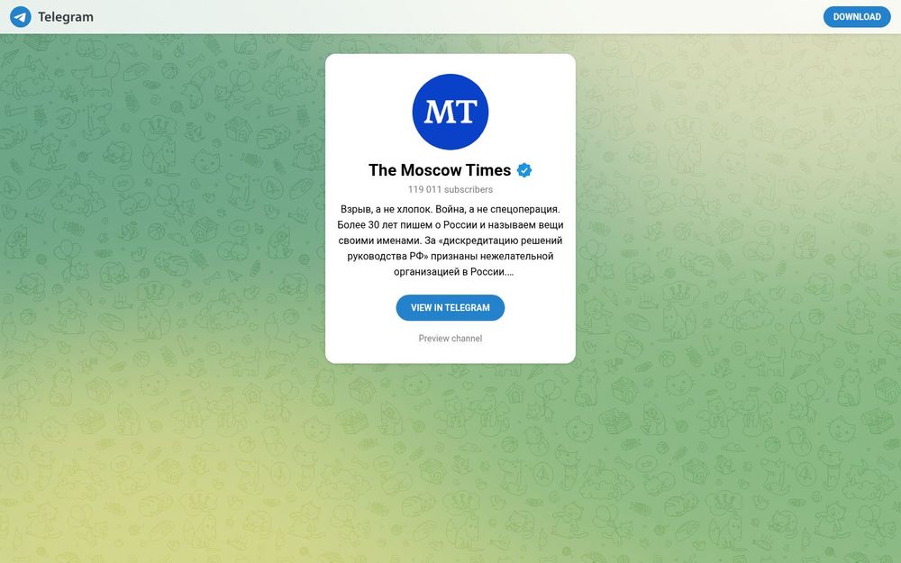 image of The Moscow Times image of The Moscow Times