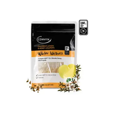 COMVITA childrens lollipops lemon & honey 10