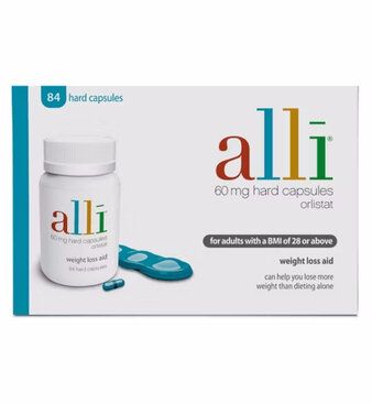 Alli Weight Loss Aid 60mg - 84 Capsules