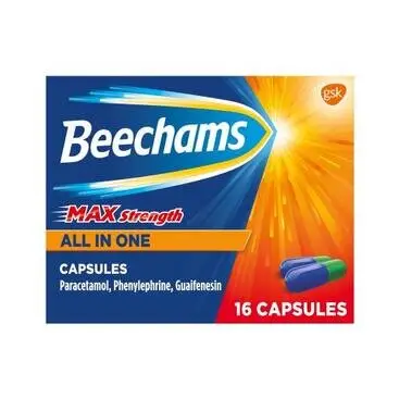 BEECHAMS ALL-IN-ONE max capsules 100mg/500mg/6.1mg 16