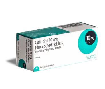 Cetirizine 10mg 30 Tablets
