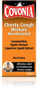 COVONIA menthol cough mixture expectorant /4mg/ 50ml