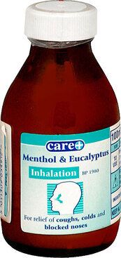 CARE OTC medicines cough & cold menthol & eucalyptus inhalation 100ml