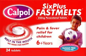 CALPOL fast melts 6+ tablets 250mg 24