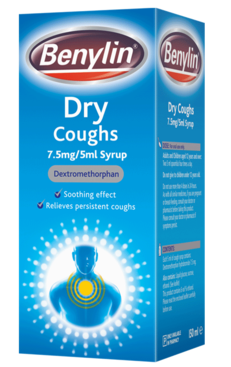 BENYLIN dry cough syrup 7.5mg/5ml 150ml