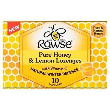ROWSE honey & lemon lozenges 10