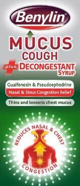 BENYLIN mucus cough with decongestant 100mg/30mg 100ml