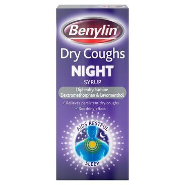 BENYLIN dry cough night syrup 6.5mg/5ml/14mg/5ml/2mg/5ml 150ml