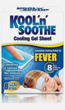 KOOL 'N' SOOTHE cooling strip sachets kids multipack 8