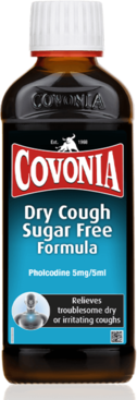 COVONIA dry cough formula s/f 5mg/5ml 150ml
