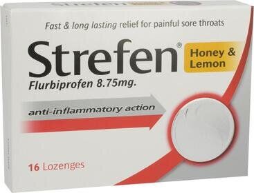 STREFEN honey & lemon lozenges 8.75mg  16
