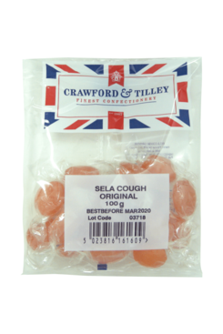 SELA-COUGH throat & chest sweets original  100g