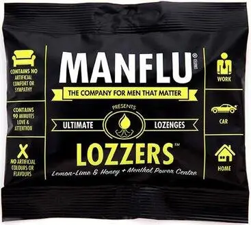 MANFLU lozzers lemon-lime & honey 50g