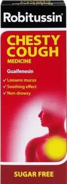 ROBITUSSIN oral solution chesty cough 100mg/5ml 100ml
