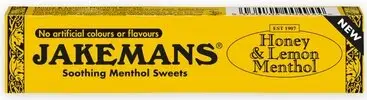 JAKEMANS menthol sweets honey & lemon 41g