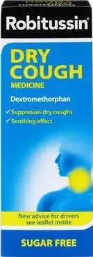 ROBITUSSIN oral solution dry cough s/f 7.5mg/5ml 100ml
