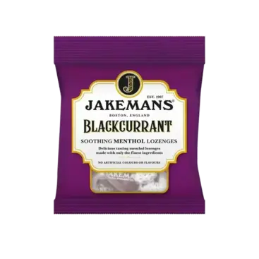 Jakemans Menthol Lozenges Blackcurrant 73g | PharmacyOnline | Pharmacy ...