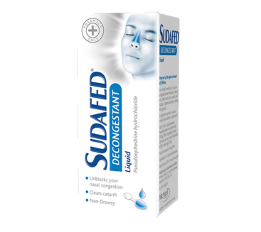 Sudafed Decongestant Liquid - 100ml