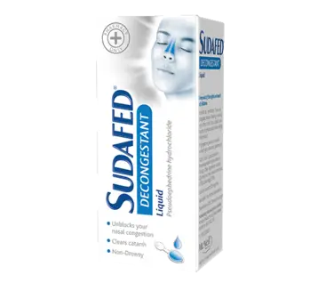 Sudafed Decongestant Liquid - 100ml
