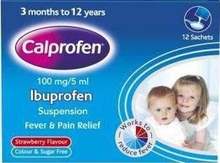 CALPROFEN suspension sachets 100mg/5ml  12